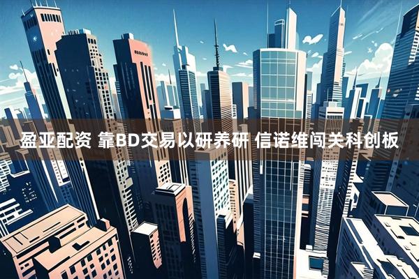 盈亚配资 靠BD交易以研养研 信诺维闯关科创板